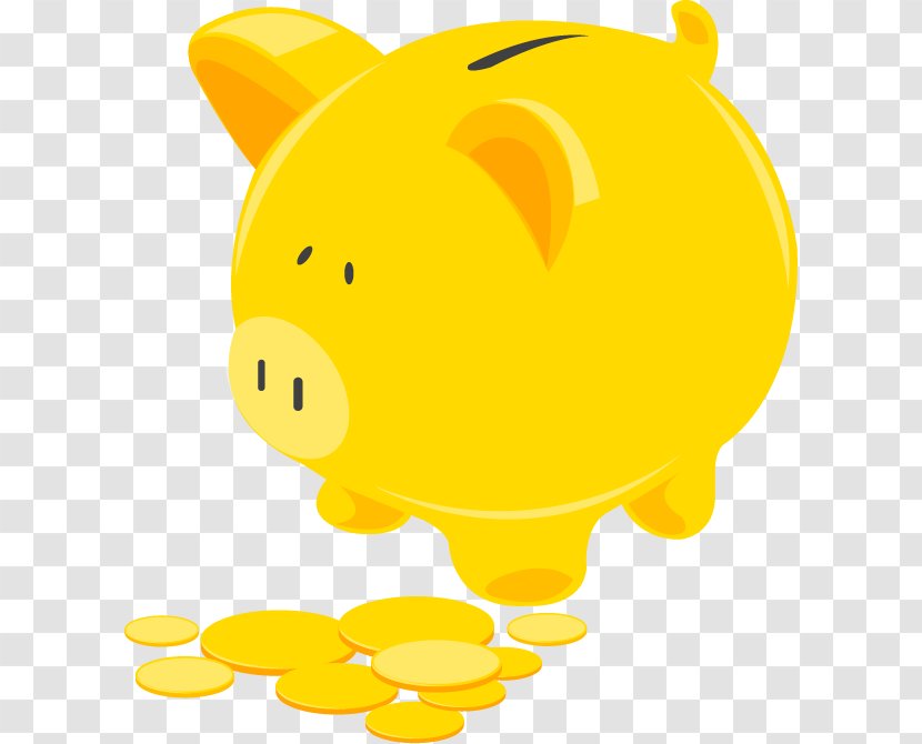 Domestic Pig Cartoon Clip Art - Finance Transparent PNG