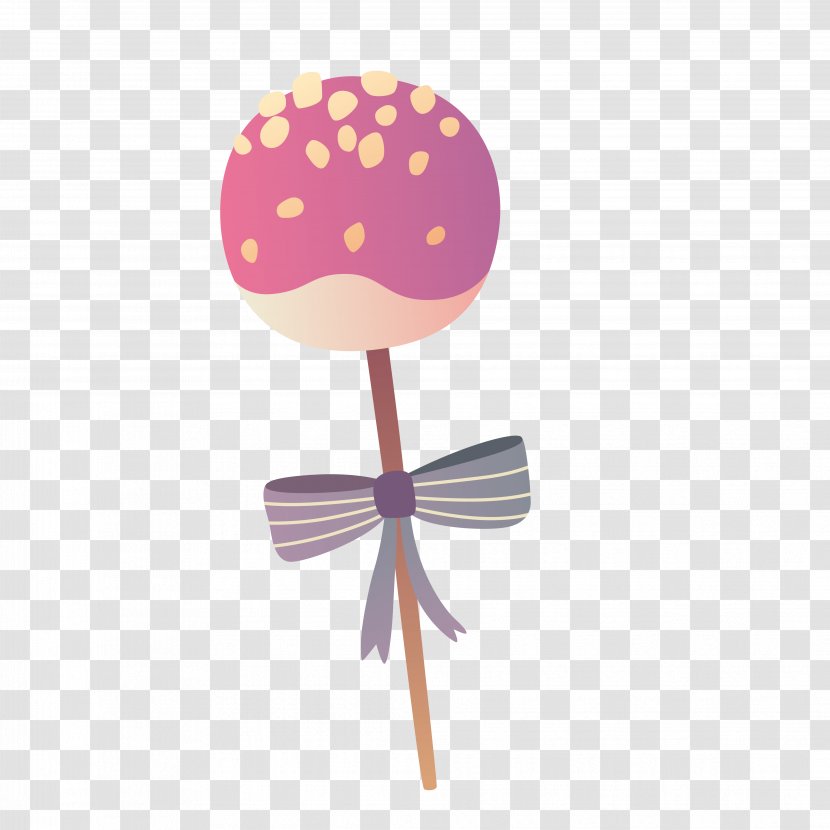 Pin Lollipop Cartoon Clip Art - Pink Transparent PNG