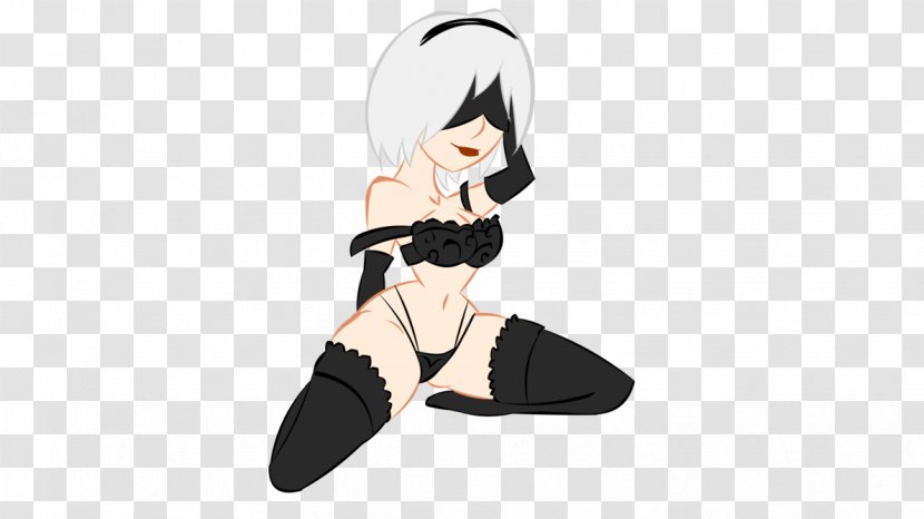 Shoe Black Hair Cartoon Character - Heart - Motoko Transparent PNG