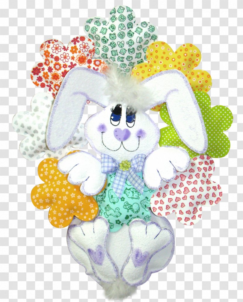 Kreateva Floral Design Easter Bunny Artisan - Art Transparent PNG
