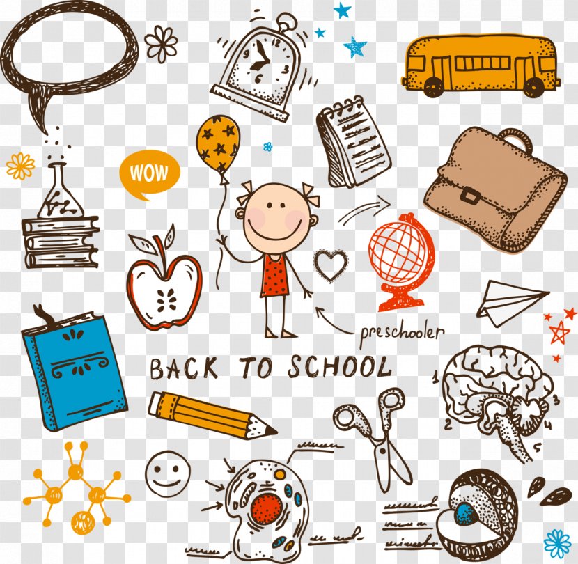 Drawing School - Royaltyfree - Doodles Transparent PNG