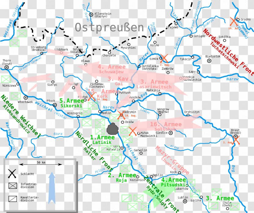 Map Battle Of Okehazama Cavalry Warsaw Military - Area Transparent PNG