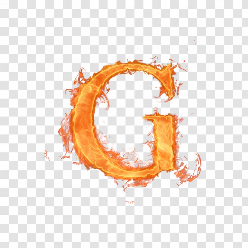 Letter Alphabet G Fire Transparent PNG