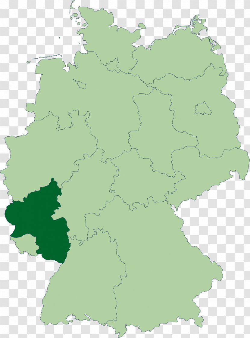Bremen Thuringia Speyer States Of Germany East - Map Transparent PNG