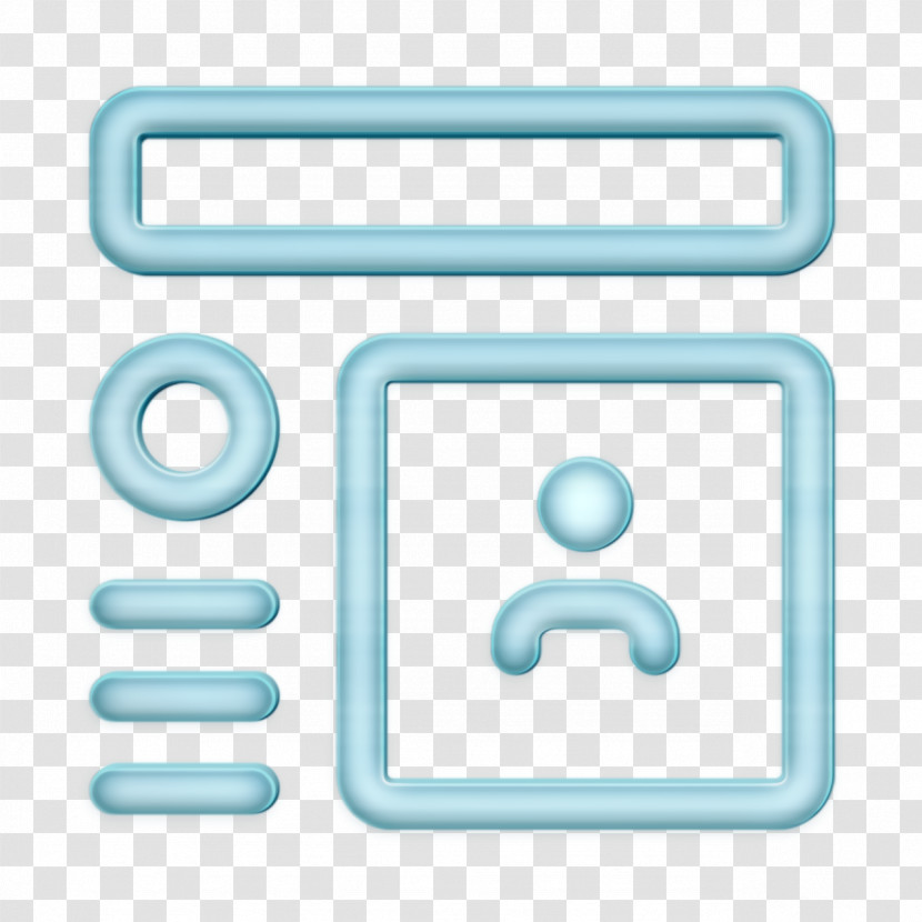 Wireframe Icon Ui Icon Transparent PNG