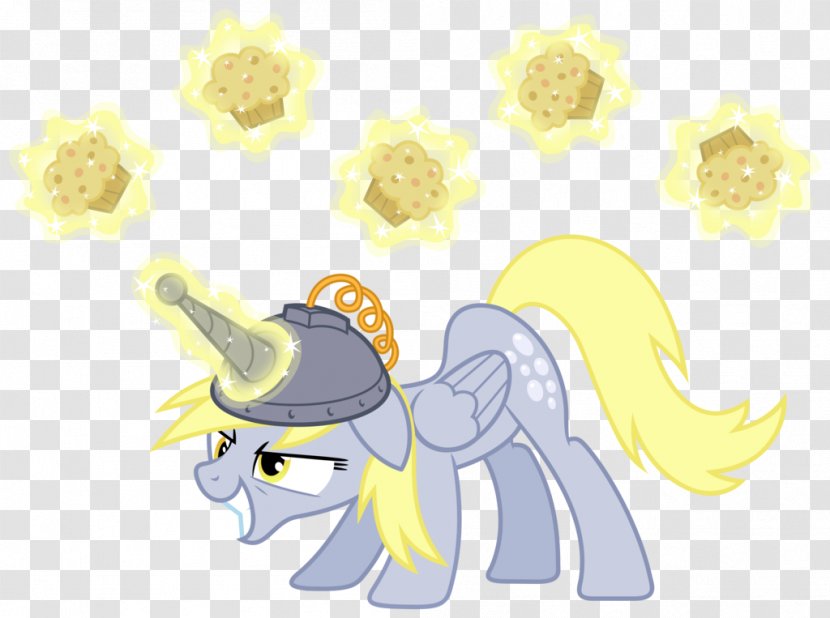 Derpy Hooves Rarity Pony Unicorn Horn - Flower Transparent PNG