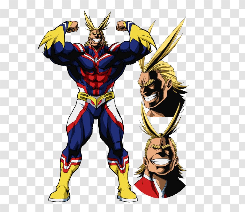 All Might Costume My Hero Academia Cosplay Suit - Fiction - Boku No Transparent PNG