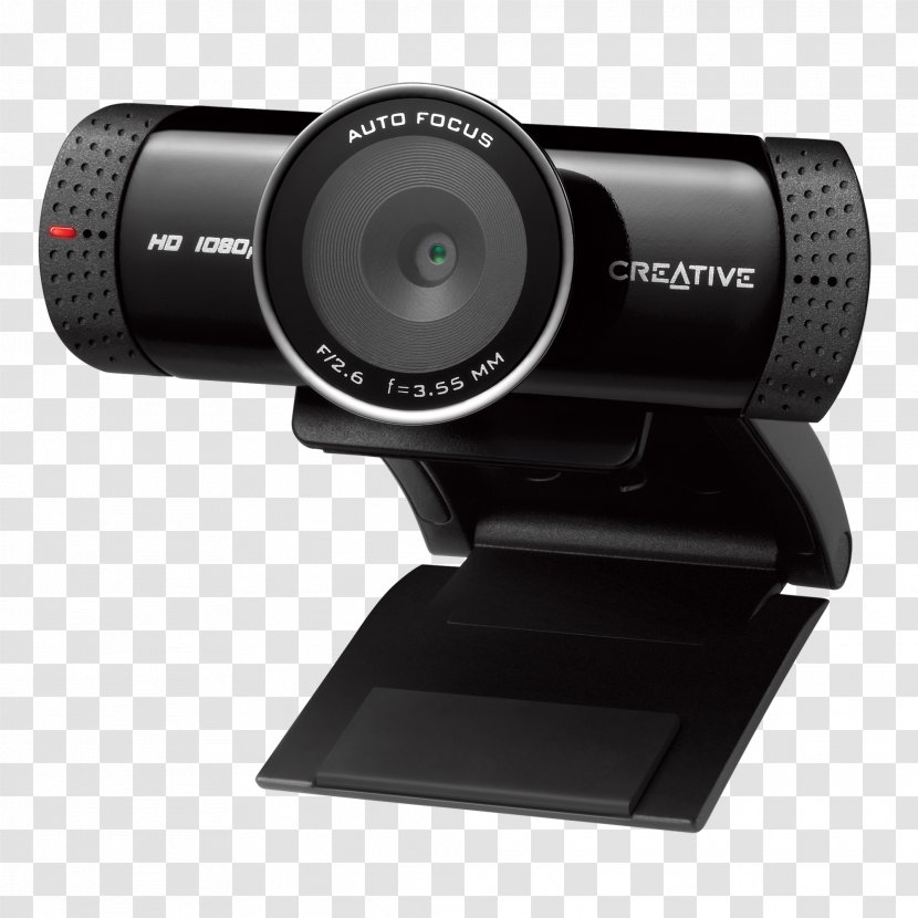 HD Webcam 1280 X 720 Pix Creative LIVE CAM SYNC 720P Stand Live! Cam Connect 1080 Web Camera - Sound Blaster Z Transparent PNG