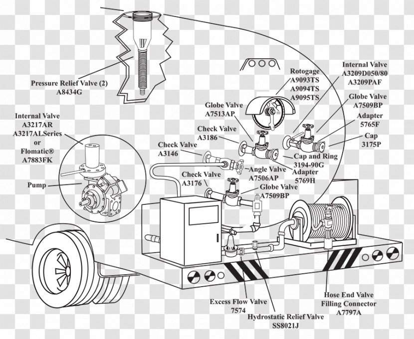 Car Liquefied Petroleum Gas Diagram Valve Propane - Artwork Transparent PNG