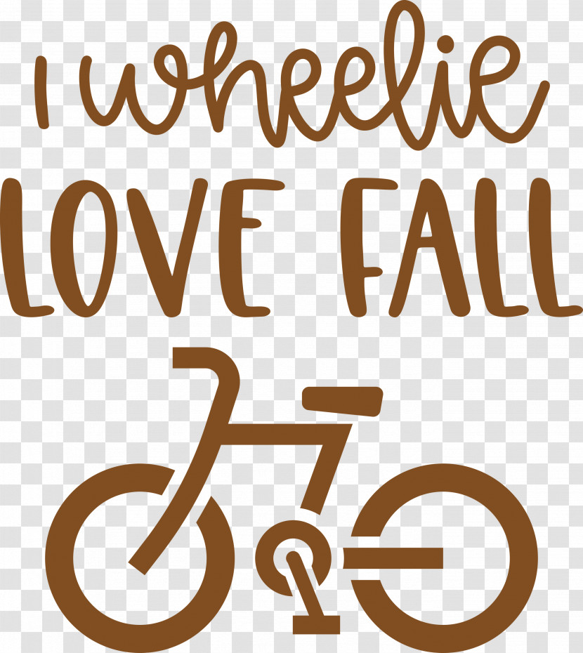 Love Fall Love Autumn I Wheelie Love Fall Transparent PNG