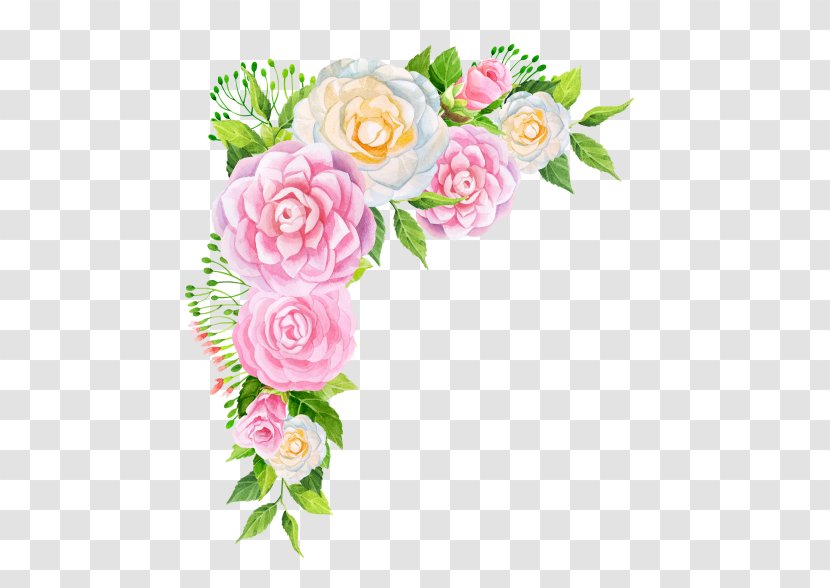 Pink Flower Cartoon - Plant - Artificial Camellia Transparent PNG