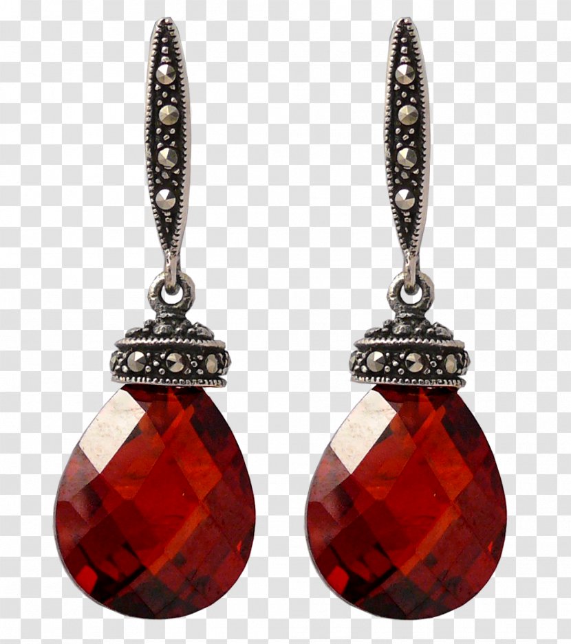 Earring Jewellery Ruby Gemstone - Image File Formats Transparent PNG