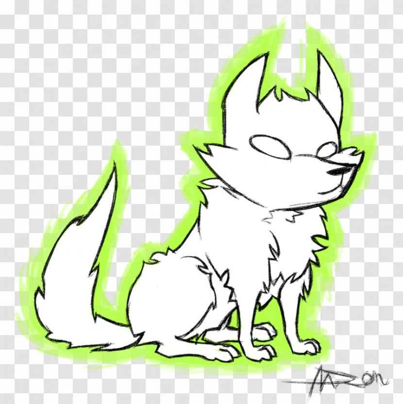 Cat Line Art Cartoon Clip - Dog Like Mammal Transparent PNG