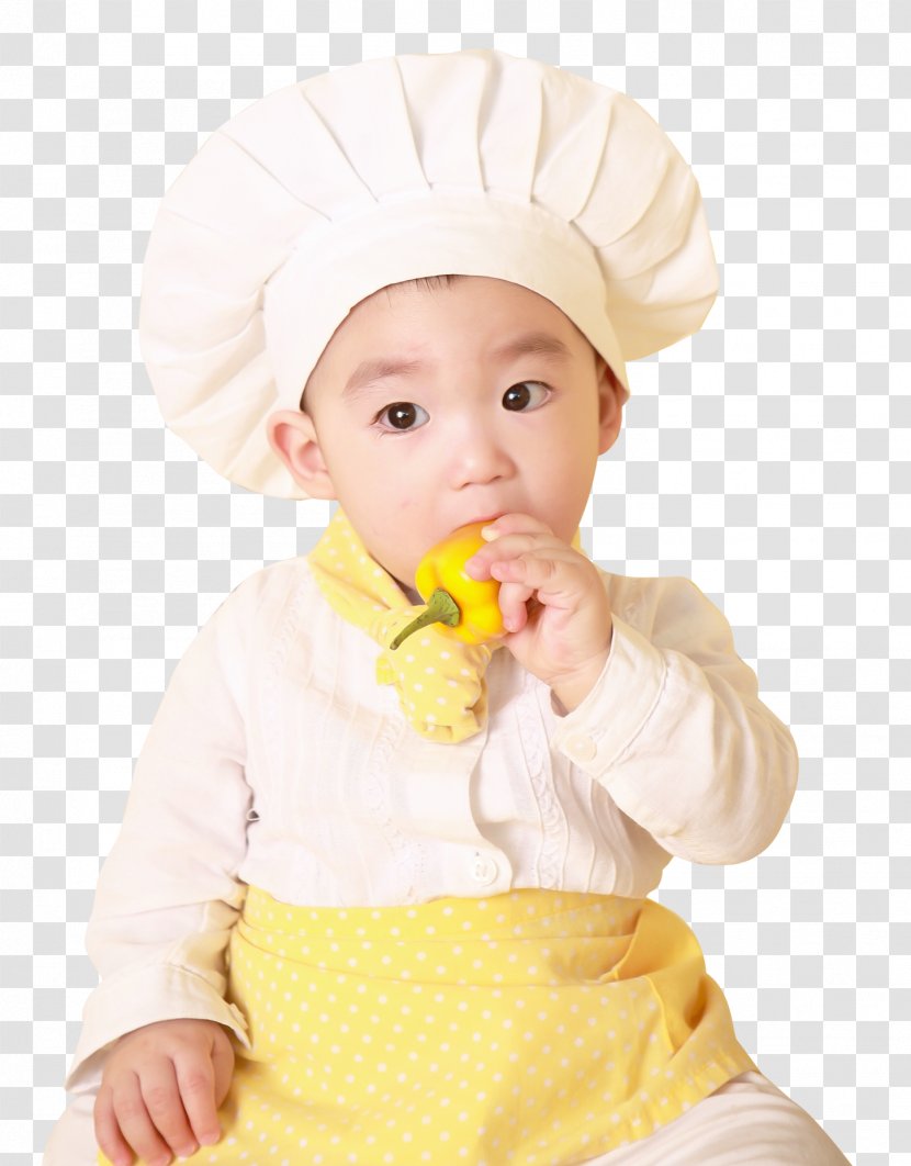 Cooking Kitchen - Child - Little Cute In Costume Of Cook Transparent PNG