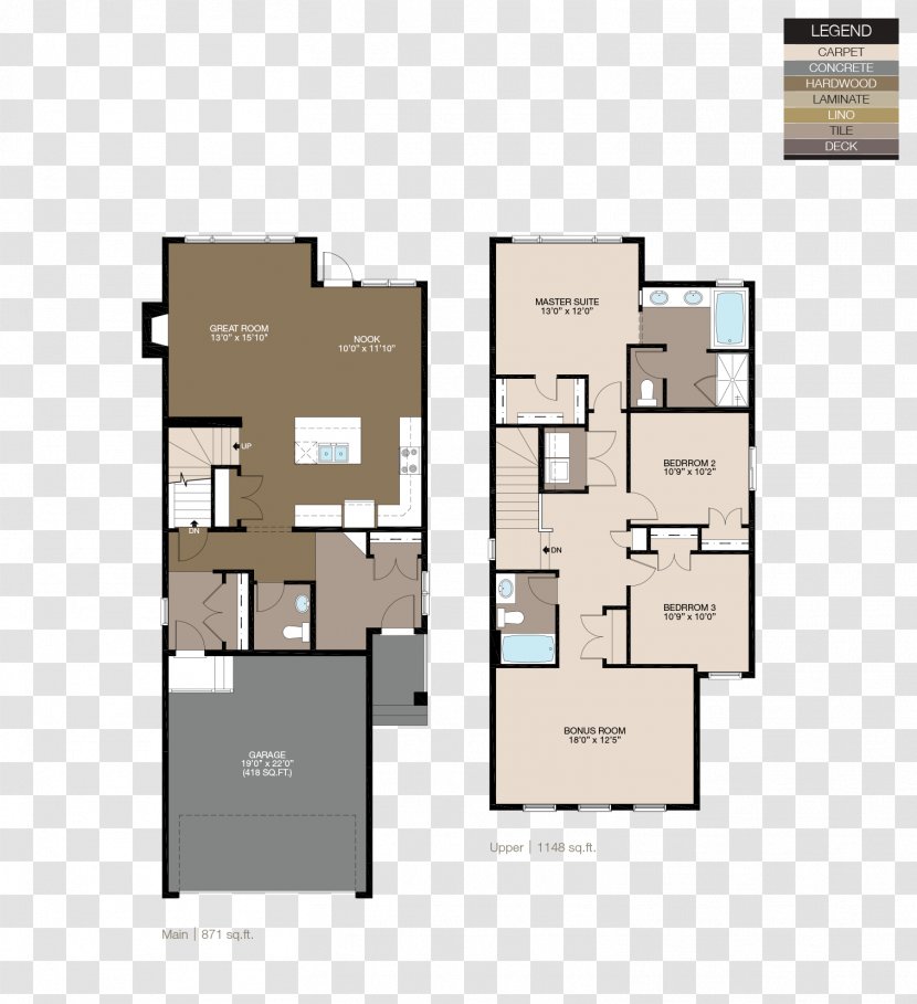 Floor Plan House Calgary Room Facade - Real Estate Transparent PNG