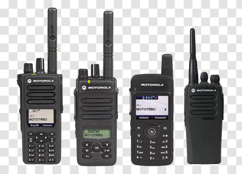 Two-way Radio Digital Mobile Walkie-talkie Motorola Solutions Transparent PNG