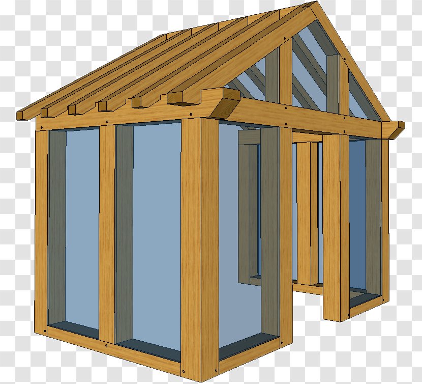 Window Porch Shed Roof Building - Glazing Transparent PNG