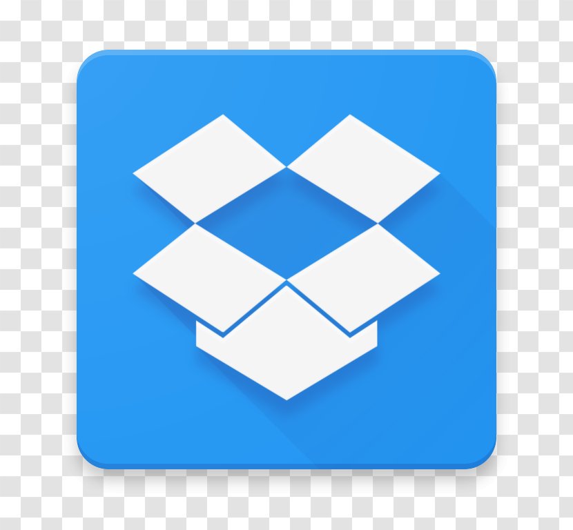 Dropbox Clip Art - Blue - Transparent Material Transparent PNG