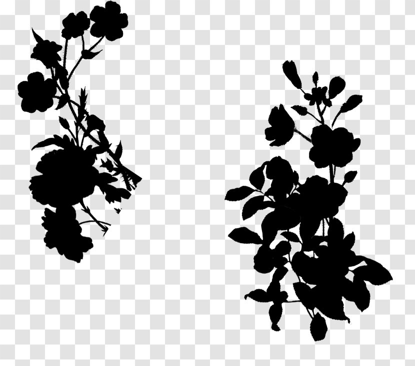 M / 0d Pattern Font Silhouette Leaf - Black Transparent PNG