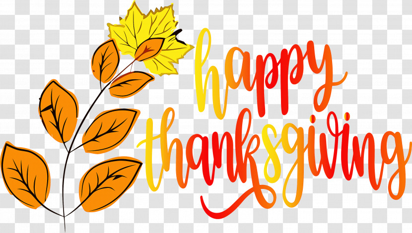 Happy Thanksgiving Autumn Fall Transparent PNG