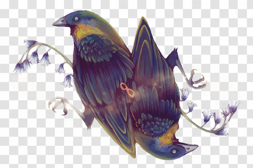 Vector Raven - Deviantart - Crows Transparent PNG