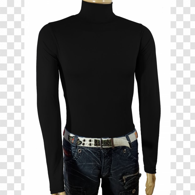 Long-sleeved T-shirt Polo Neck - Sleeve Transparent PNG