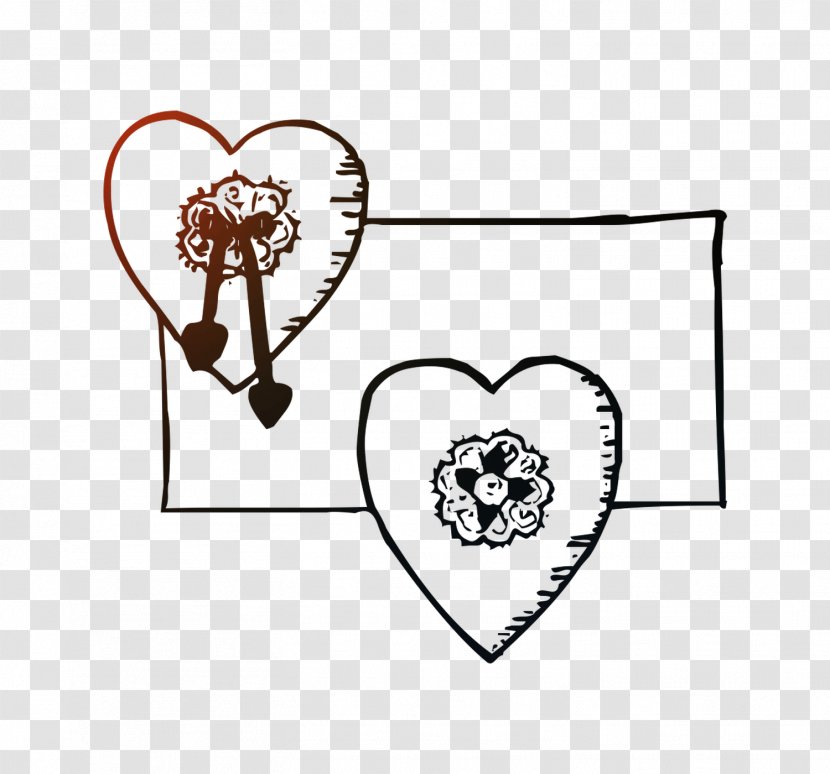 Heart Product Clip Art Character Animal - Silhouette - Tree Transparent PNG