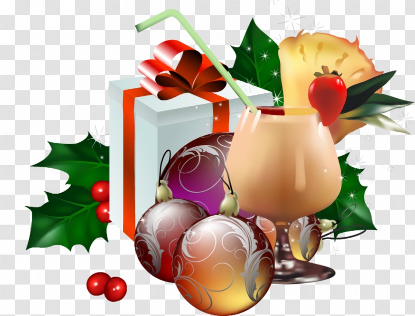 Christmas Gift New Year - Cocktail Garnish - Fruit Plant Transparent PNG