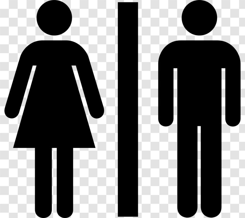 Unisex Public Toilet Bathroom - Watercolor Transparent PNG