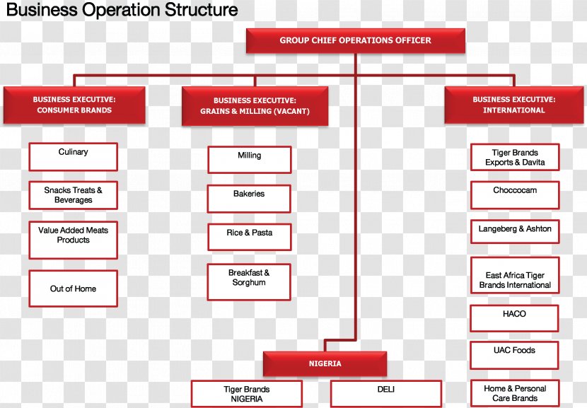 Tiger Brands Organizational Structure Business - Paper - Brand Transparent PNG