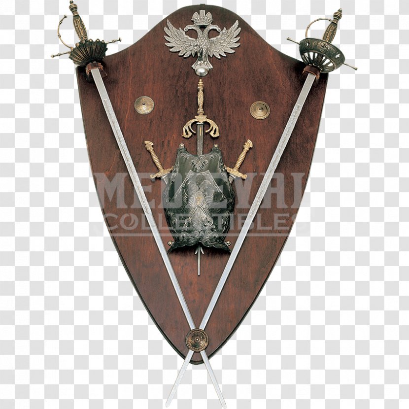 Panoply Middle Ages Sword Weapon Shield - Medieval Transparent PNG
