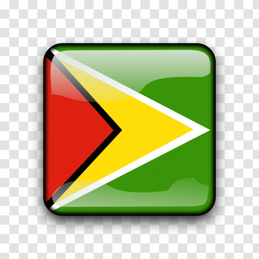 Flag Of Guyana National Peru - Yellow - Country Live Transparent PNG