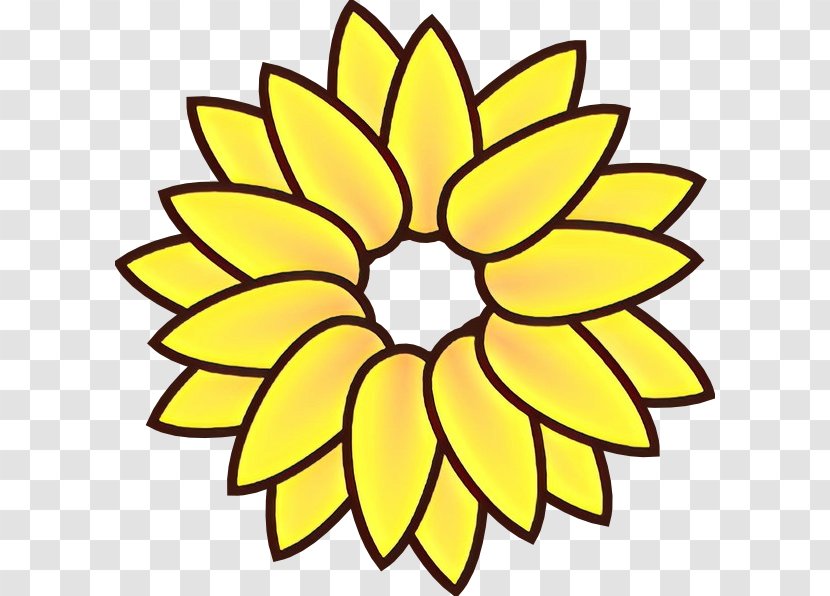 Sunflower - Yellow - Flower Plant Transparent PNG