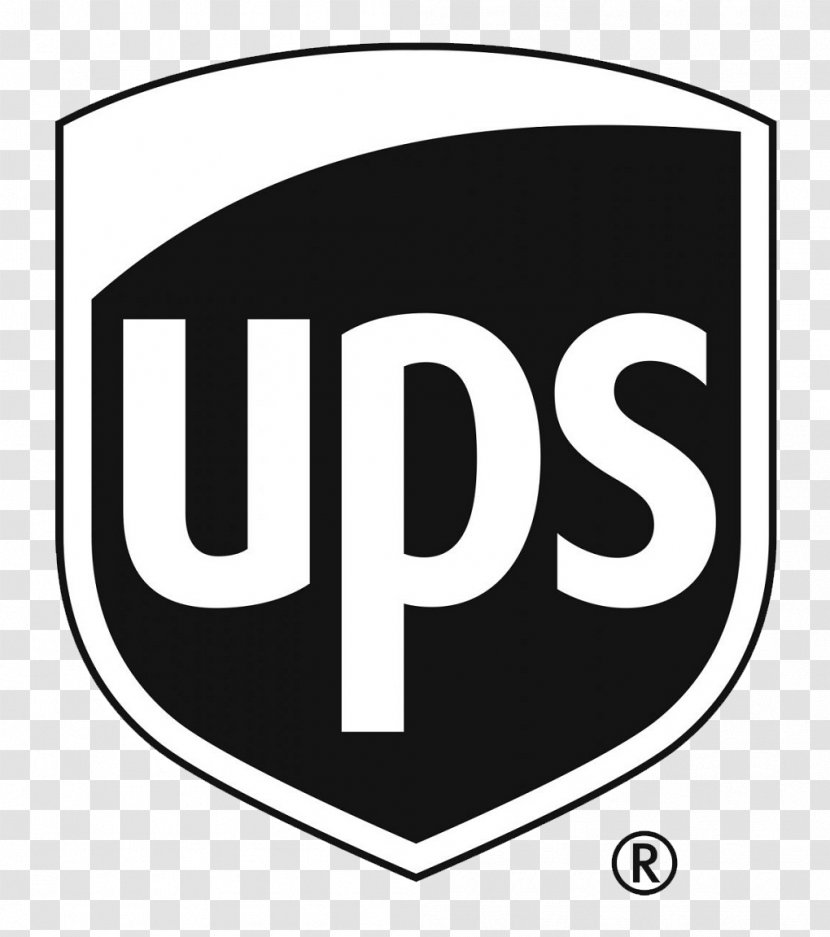 United Parcel Service Logo - Package Delivery - UPS Black And White Transparent PNG