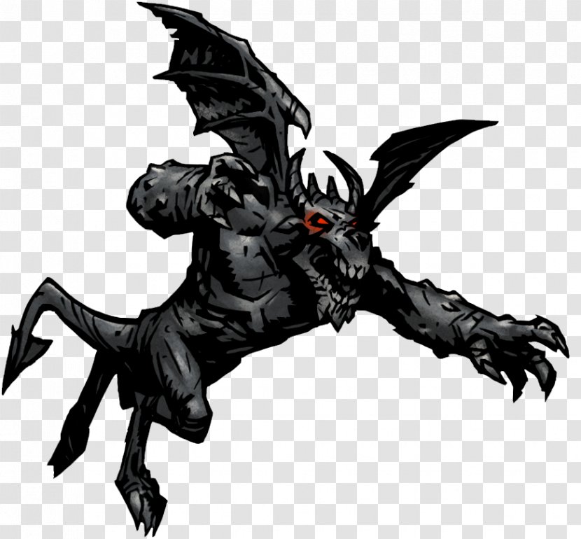 Darkest Dungeon Crawl Gargoyle Wiki Monster - Supernatural Creature Transparent PNG