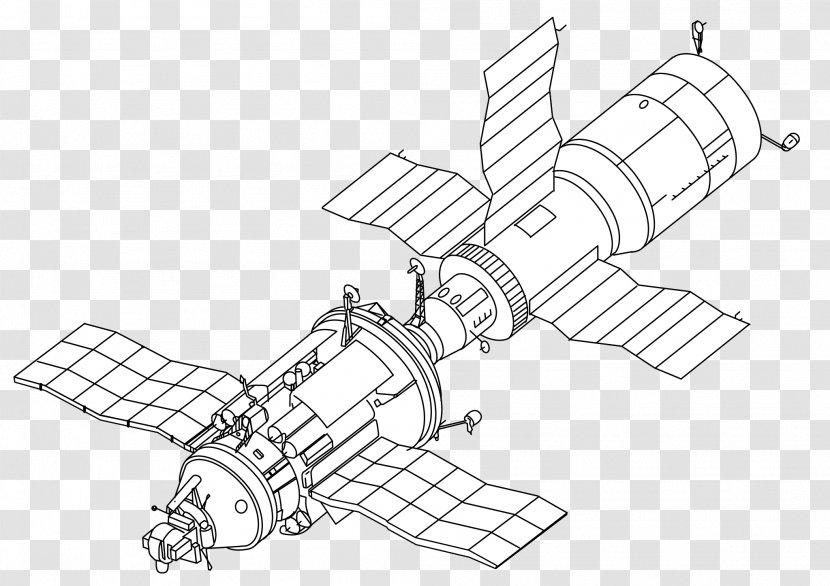 Kosmos 1686 TKS Salyut Programme Space Station - Propeller - Craft Transparent PNG