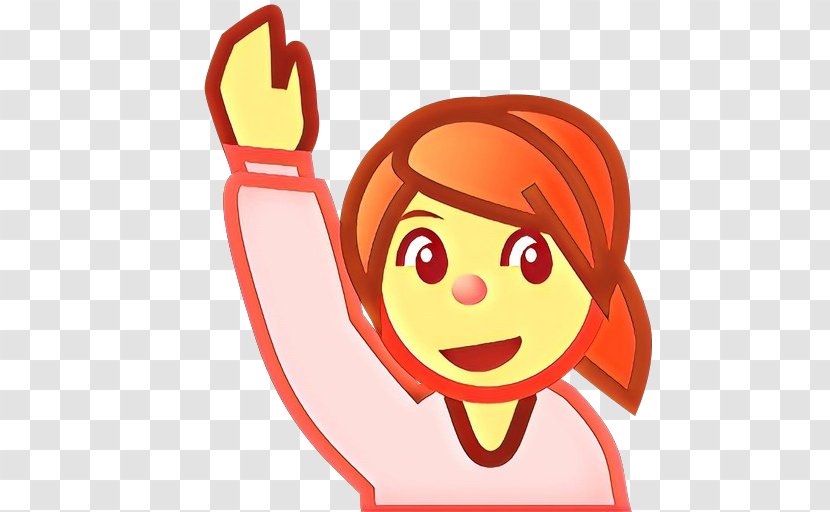 Happy Face Emoji - Cartoon - Ear Gesture Transparent PNG