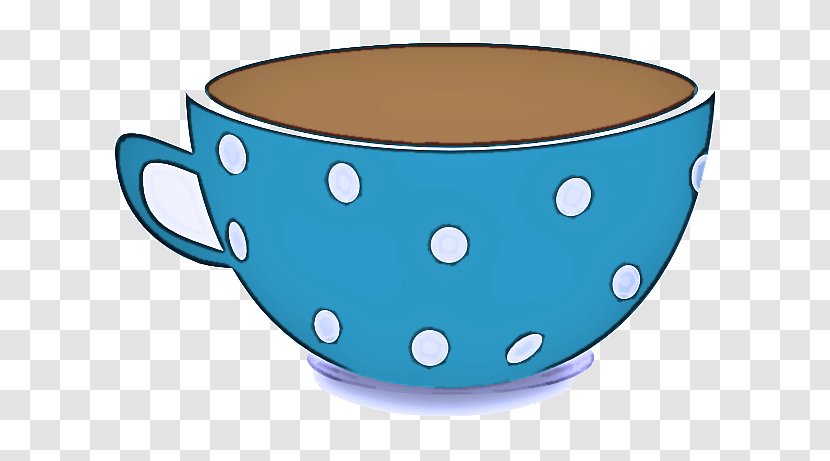 Polka Dot - Teacup - Ceramic Coffee Cup Transparent PNG
