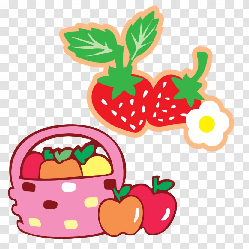 Strawberry Clip Art Illustration Cartoon Fruit - Strawberries - Animated Transparent PNG