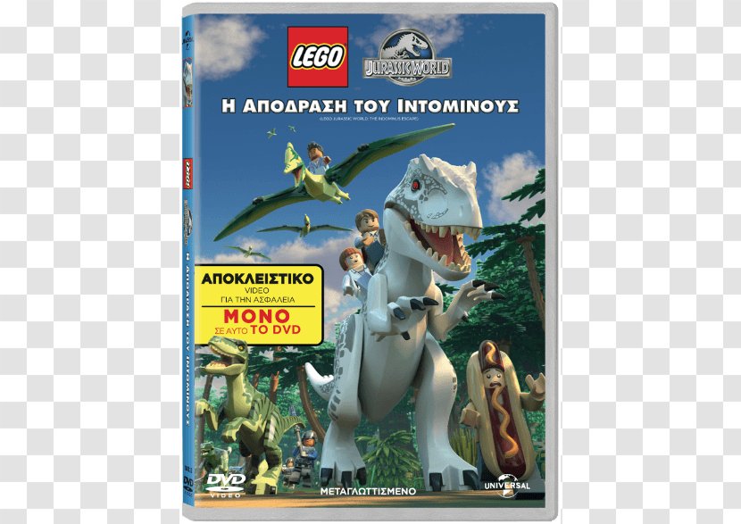 Lego Jurassic World Amazon.com Indominus Rex DVD - Fallen Kingdom - Dvd Transparent PNG