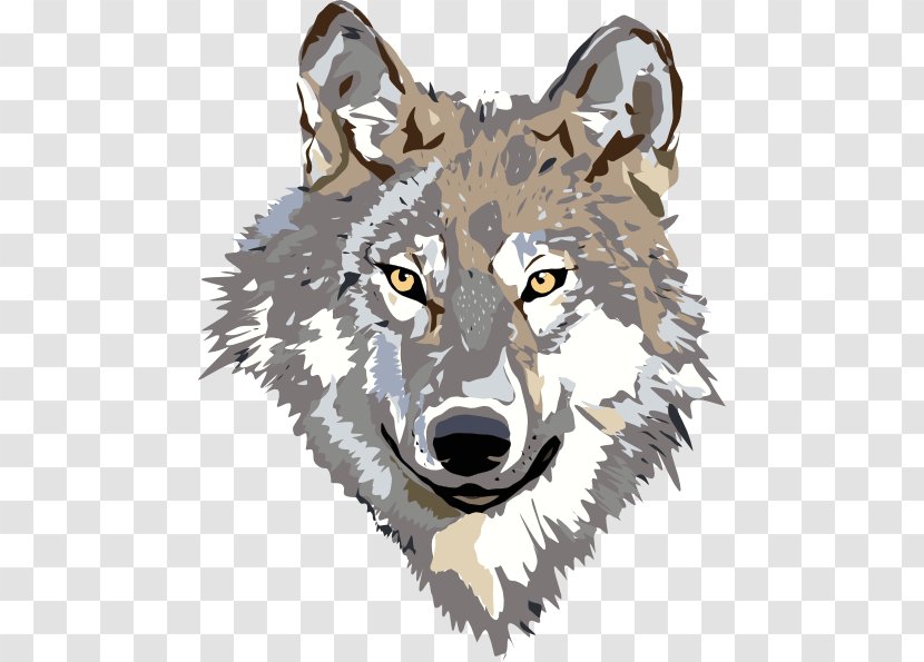 Gray Wolf Free Content Clip Art - Dog Like Mammal - Cartoon Clipart Transparent PNG