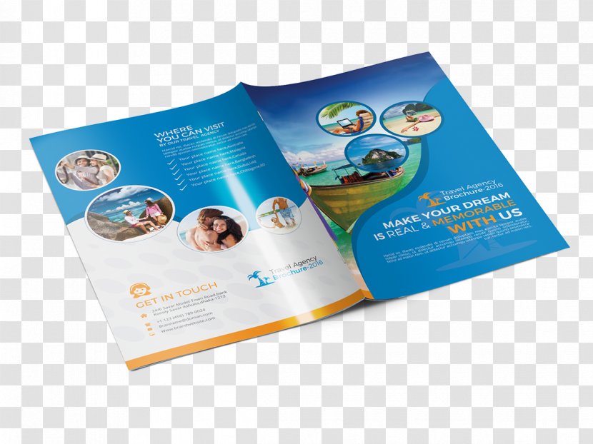 Brochure Travel Agent Tourism - Drawing Transparent PNG