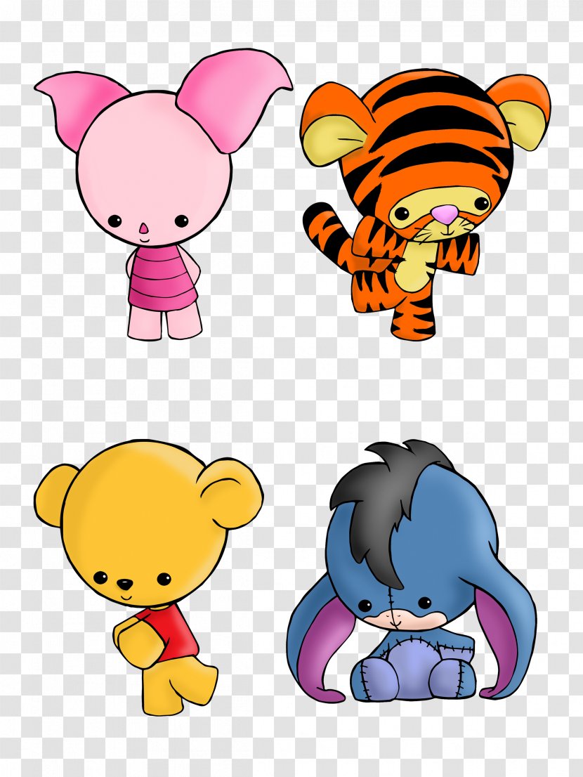 Winnie-the-Pooh Eeyore Piglet Tigger Kanga - Watercolor - Winnie The Pooh Transparent PNG