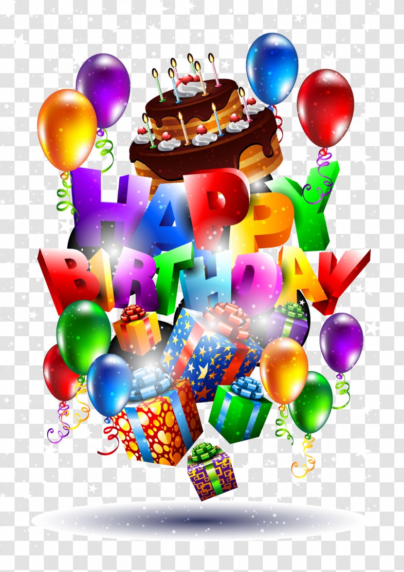 Birthday Cake Wish Greeting Card - Party - Happy Transparent PNG