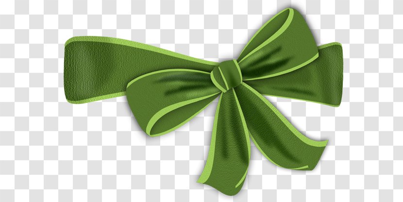 Ribbon Lace Clip Art Image - Gift - Green Bow Tie Transparent PNG