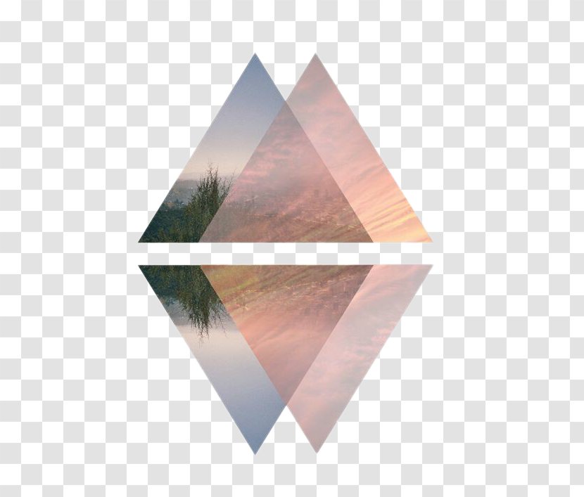 Graphic Design Geometry Logo - Drawing - Creative Geometric Triangle Transparent PNG