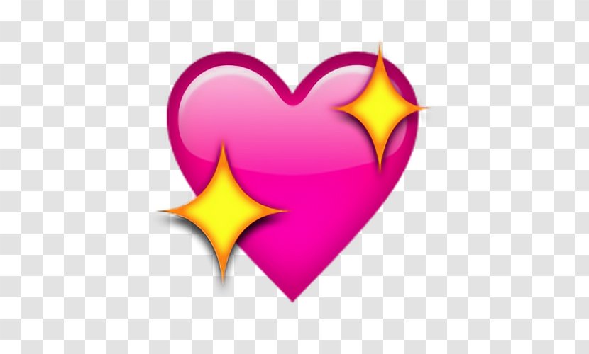 Emoji Heart Sticker Symbol Love - Watercolor Transparent PNG