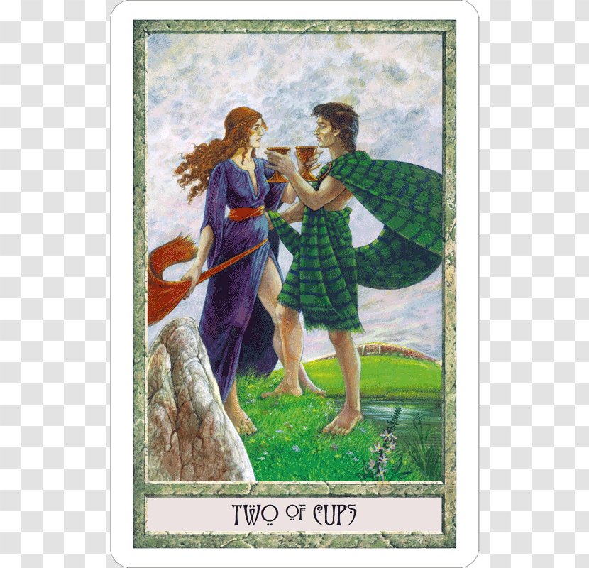 The Druidcraft Tarot Two Of Cups Suit - 10 Transparent PNG