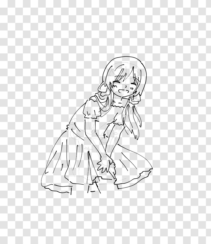 Drawing Line Art Cartoon Sketch - Yangyang Transparent PNG