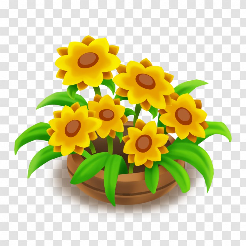 Hay Day Cut Flowers Wiki Plant - Dahlia - Gazania Transparent PNG